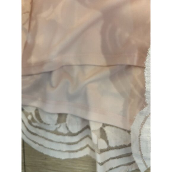 Classic Lace Plus Size Pale Pink Flowy Lined Shorts with Expandable Waist Sz 3X - Picture 11 of 13